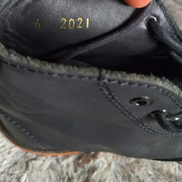 Davinci Black Leather Barefoot Combat Boots Zero Drop - Picture 11 of 12